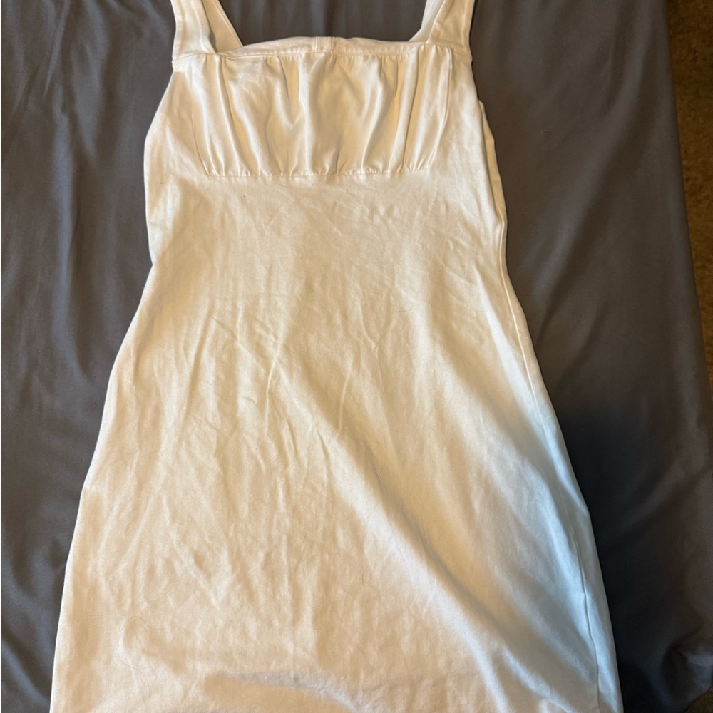 Elegant White Mini Dress
